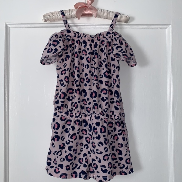 Cat & Jack Pink Leopard Romper 2T EUC - Picture 9 of 9